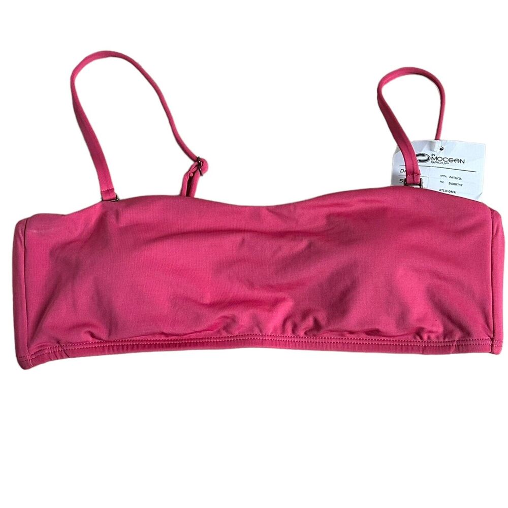 Andie The Rio Bikini Top Flat Pink Size M 8 10 New